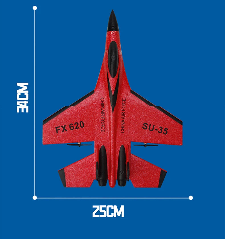 Aereo Telecomandato FX620 – Replica SU-57, Facile da Pilotare