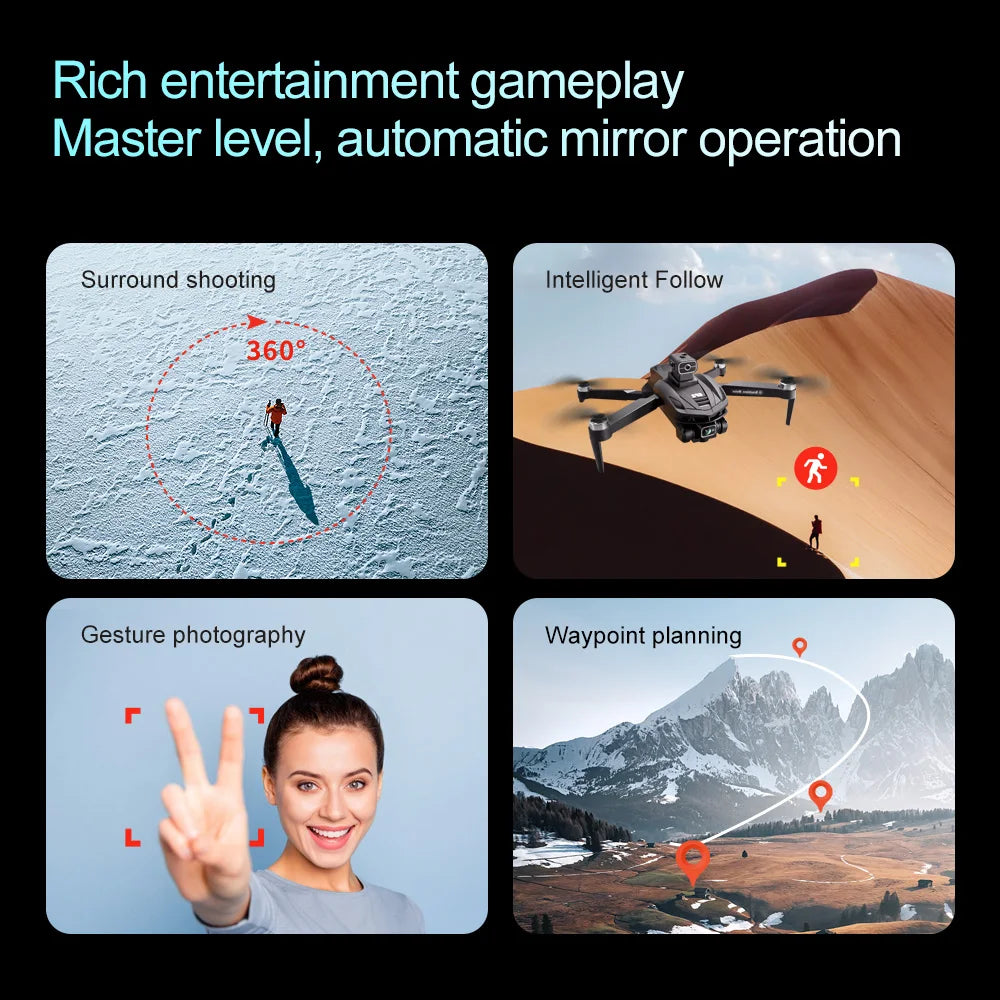 Drone 8K V168 Pro MAX – Prestazioni Professionali, Schermo LCD e Trasmissione 5G
