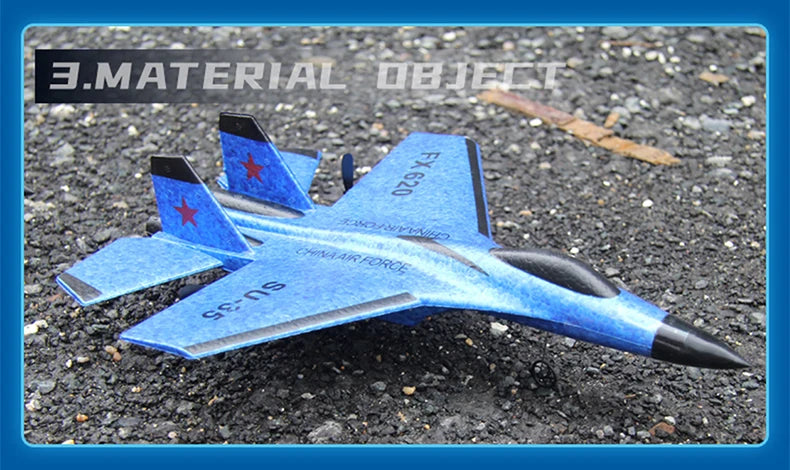 Aereo Telecomandato FX620 – Replica SU-57, Facile da Pilotare