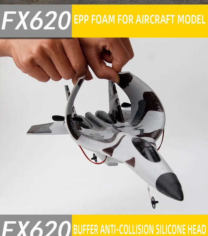 Aereo Telecomandato FX620 – Replica SU-57, Facile da Pilotare