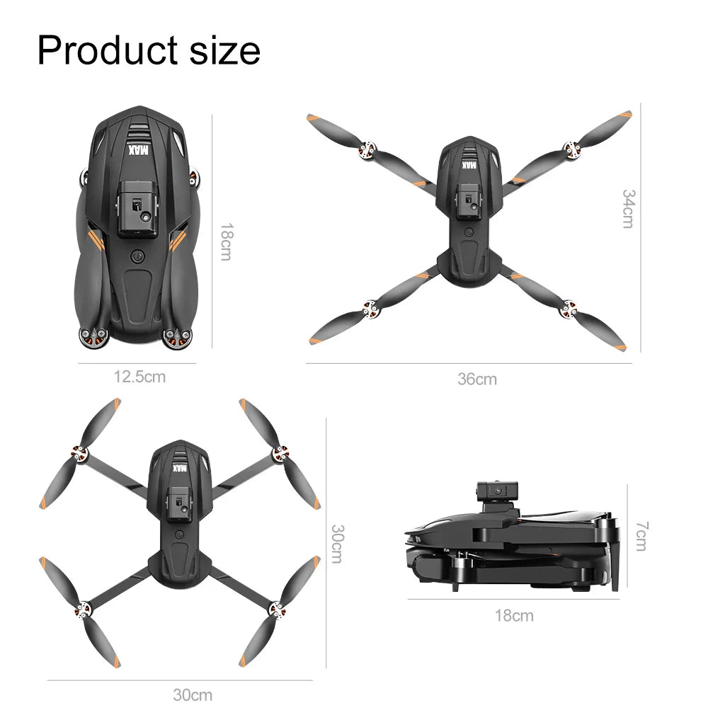 Drone 8K V168 Pro MAX – Prestazioni Professionali, Schermo LCD e Trasmissione 5G