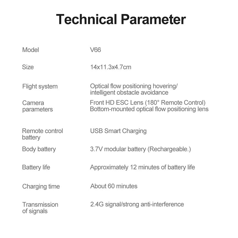 Xiaomi V66 Mini Drone 8K