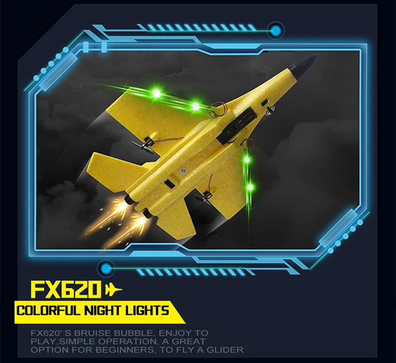 Aereo Telecomandato FX620 – Replica SU-57, Facile da Pilotare