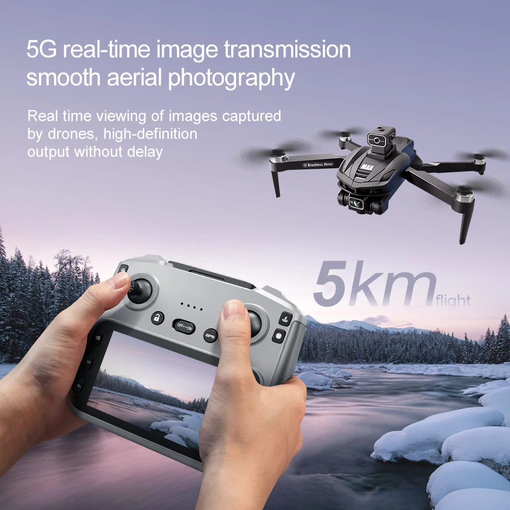 Drone 8K V168 Pro MAX – Prestazioni Professionali, Schermo LCD e Trasmissione 5G