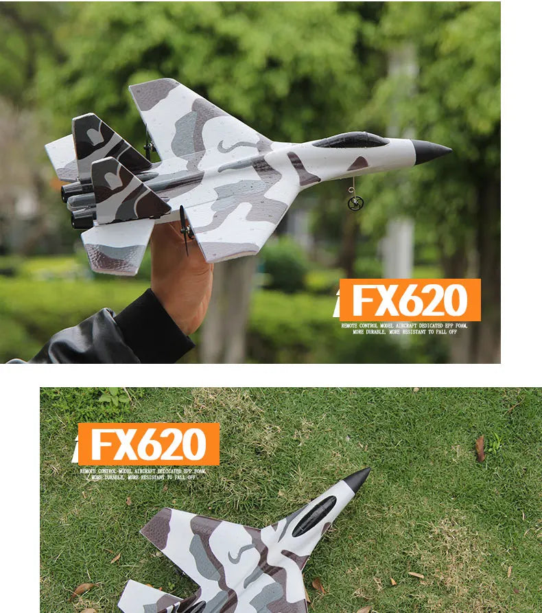 Aereo Telecomandato FX620 – Replica SU-57, Facile da Pilotare