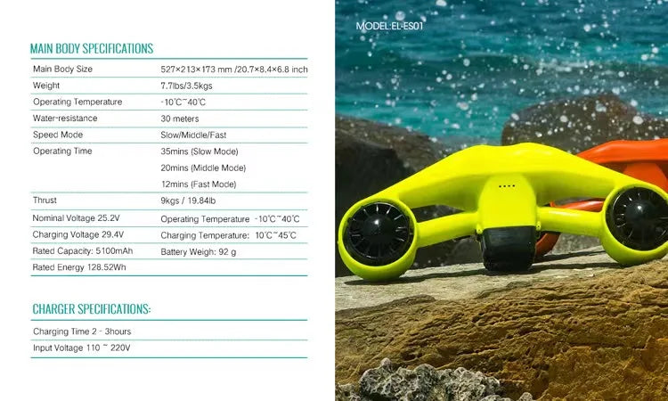 MIX Underwater Booster | Scooter e propulsori per immersioni