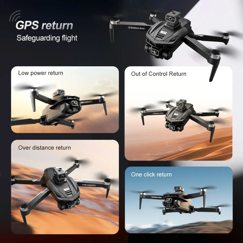 Drone 8K V168 Pro MAX – Prestazioni Professionali, Schermo LCD e Trasmissione 5G