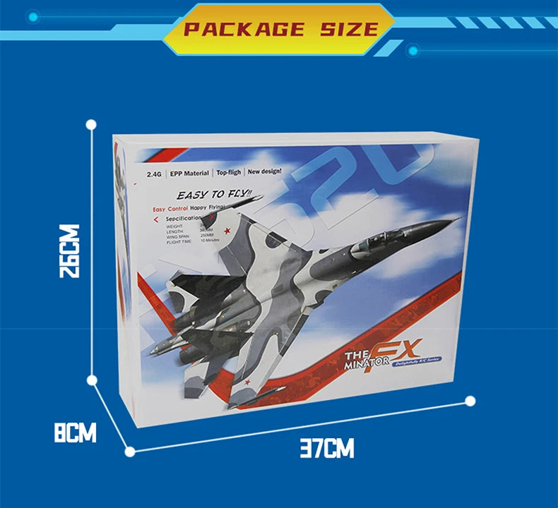 Aereo Telecomandato FX620 – Replica SU-57, Facile da Pilotare
