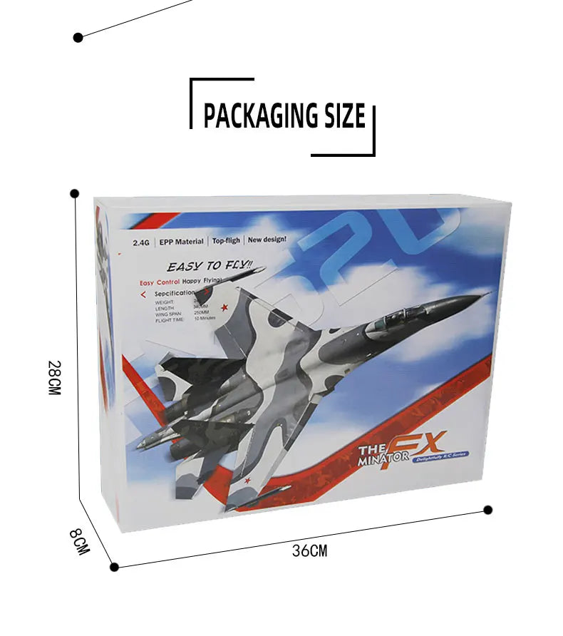 Aereo Telecomandato FX620 – Replica SU-57, Facile da Pilotare