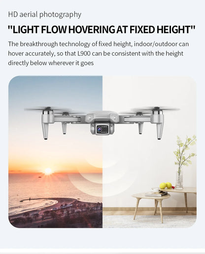 Drone L900 Pro 4K 5G GPS Dual Camera, Brushless Motor, Foldable Quadcopter, 1.2KM Range
