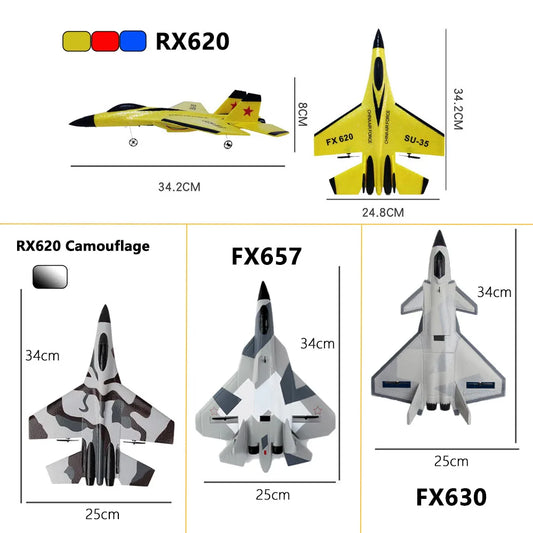 Aereo Telecomandato FX620 – Replica SU-57, Facile da Pilotare