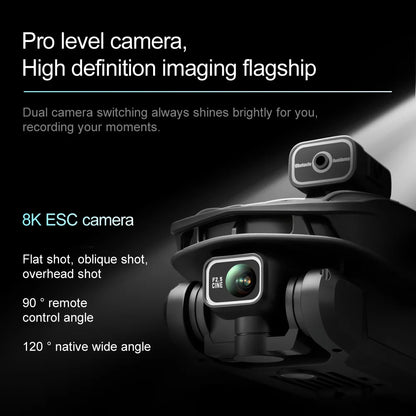Drone 8K V168 Pro MAX – Prestazioni Professionali, Schermo LCD e Trasmissione 5G