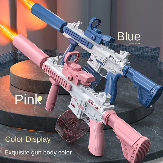 Electric M416 Water Gun – Automatic Light-Up Blaster for Kids & Adults – Pool & Beach Toy