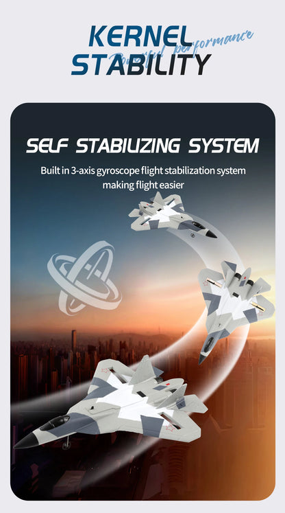 Aereo Telecomandato FX620 – Replica SU-57, Facile da Pilotare