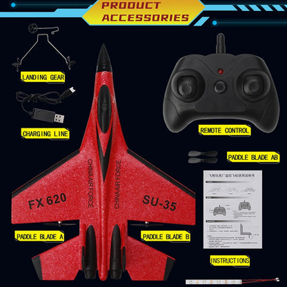 Aereo Telecomandato FX620 – Replica SU-57, Facile da Pilotare