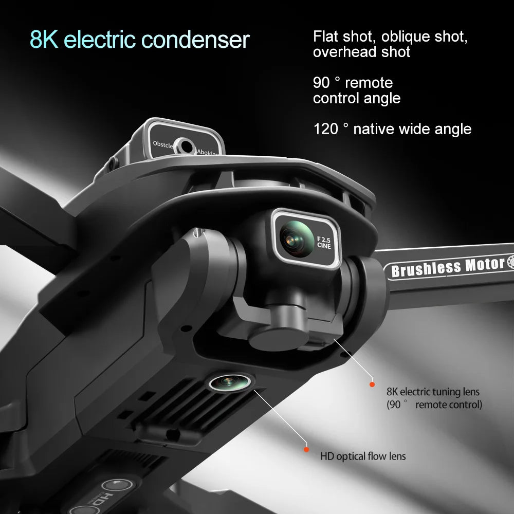 Drone 8K V168 Pro MAX – Prestazioni Professionali, Schermo LCD e Trasmissione 5G